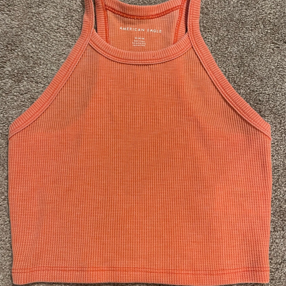 American Eagle Outfitters Coral Knit Top